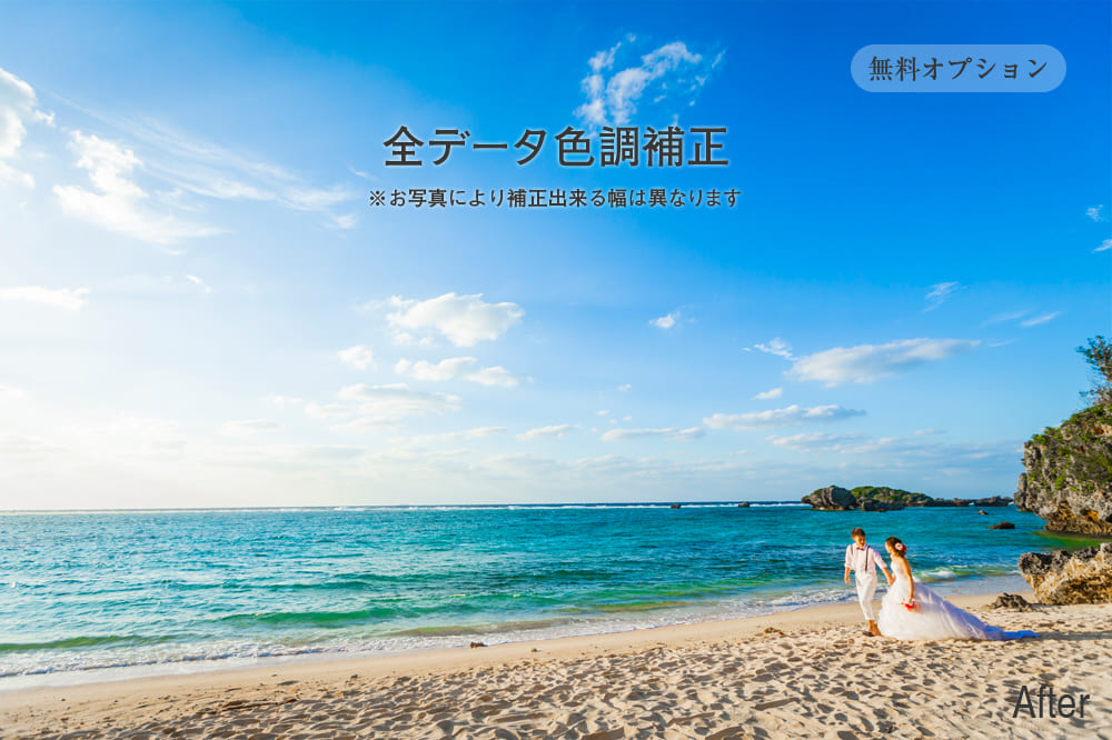 無料オプション 全データ色調補正 after