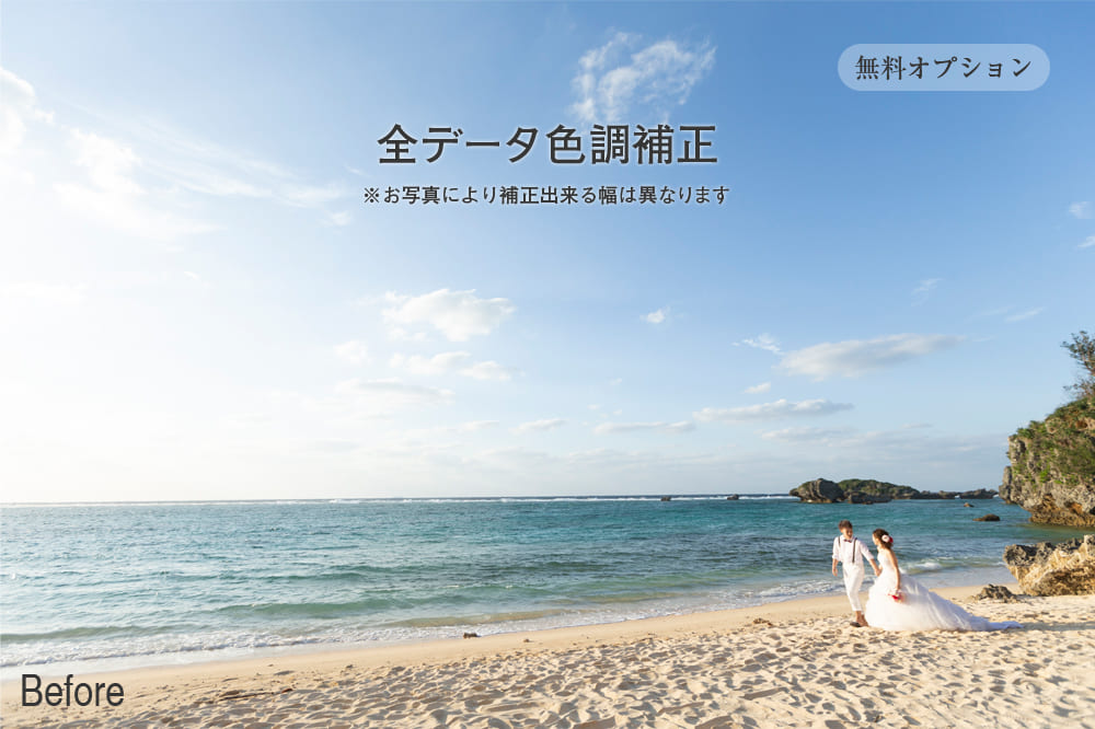 無料オプション 全データ色調補正 before